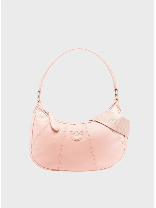 Сумка Pinko Mini Half Moon Recycled Nylon Pesca