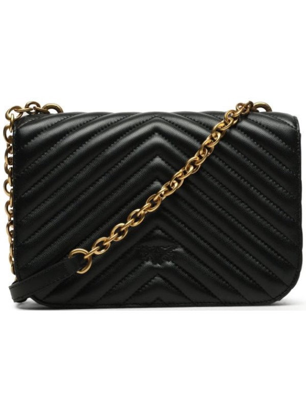 Cумка PINKO Love Bell Chevron  Black