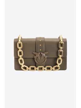 Cумка Pinko CLASSIC LOVE BAG ICON MAXI CHAIN Olive FW21