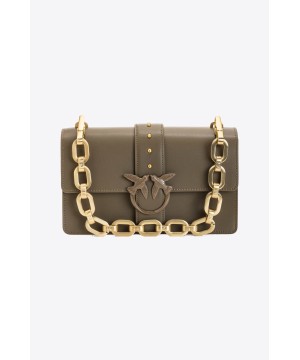 Cумка Pinko CLASSIC LOVE BAG ICON MAXI CHAIN Olive FW21