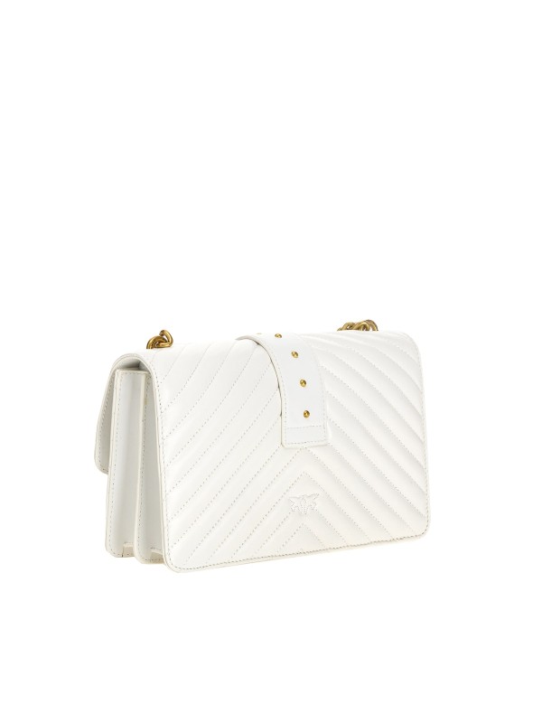 Cумка Pinko CLASSIC LOVE BAG ICON SIMPLY Medium White SS21