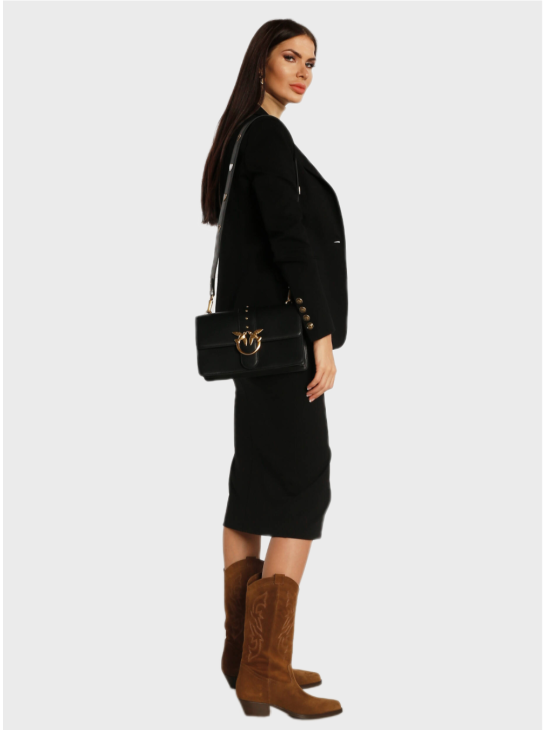 Сумка Pinko Love Classic Icon Spallaccio Black