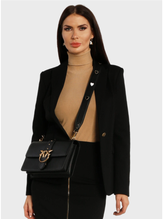 Сумка Pinko Love Classic Icon Spallaccio Black