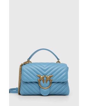 Cумка Pinko Lady love Puff Mini Handle Quilt Azzurro ss23