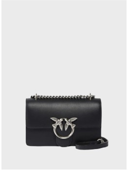 Сумка Pinko Mini Love Bag One Simply Black Silver ss24