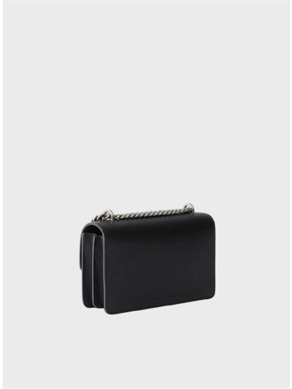 Сумка Pinko Mini Love Bag One Simply Black Silver ss24