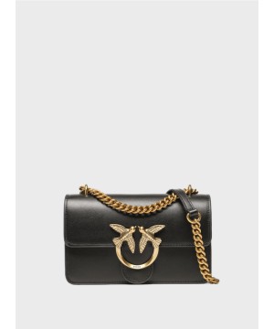 Сумка Pinko Mini Love Bag One Simply Black Gold ss24