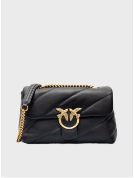 Cумка Pinko Puff Medium Black/Gold FW 23-24