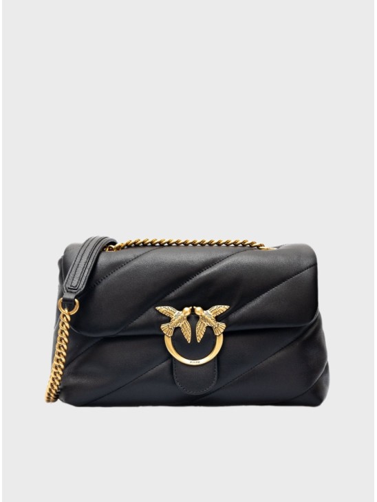 Cумка Pinko Puff Medium Black/Gold FW 23-24