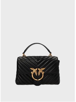 Cумка Pinko Love Lady Puff Mini Handle Quilt Black FW24