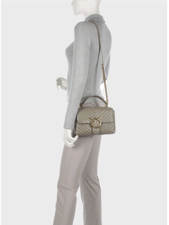 Cумка Pinko Love Lady Puff Mini Crossbody Taupe