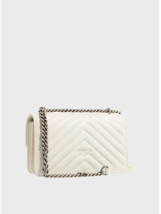 Cумка Pinko Classic Love One Mini White/Silver