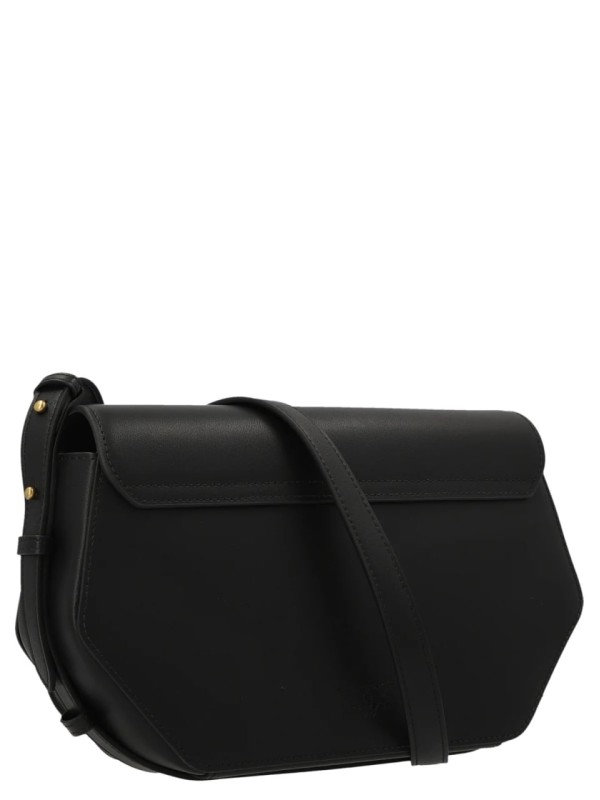 Cумка Pinko Love One Exagon Crossbody Bag Black