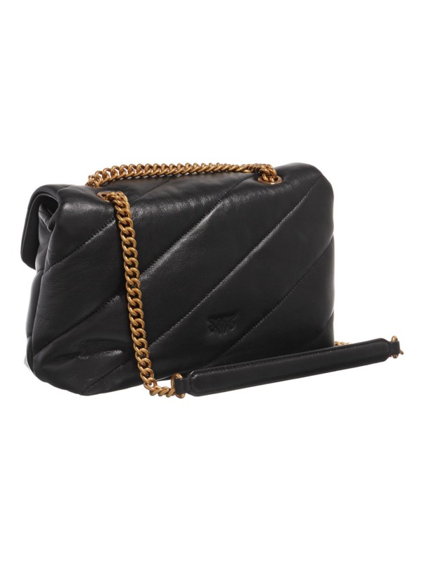 Cумка Pinko PUFF Medium Black/gold FW 23-24