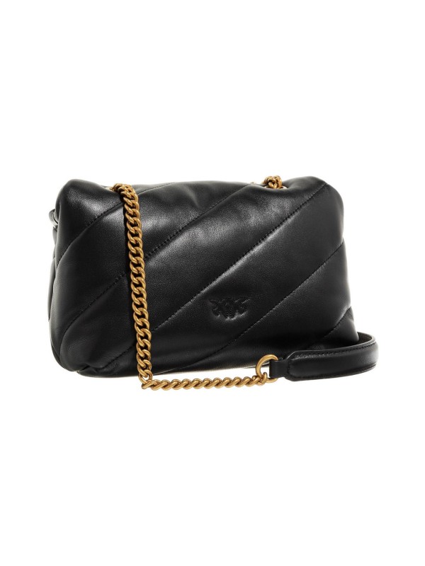 Cумка Pinko PUFF Mini Black/gold FW 23-24