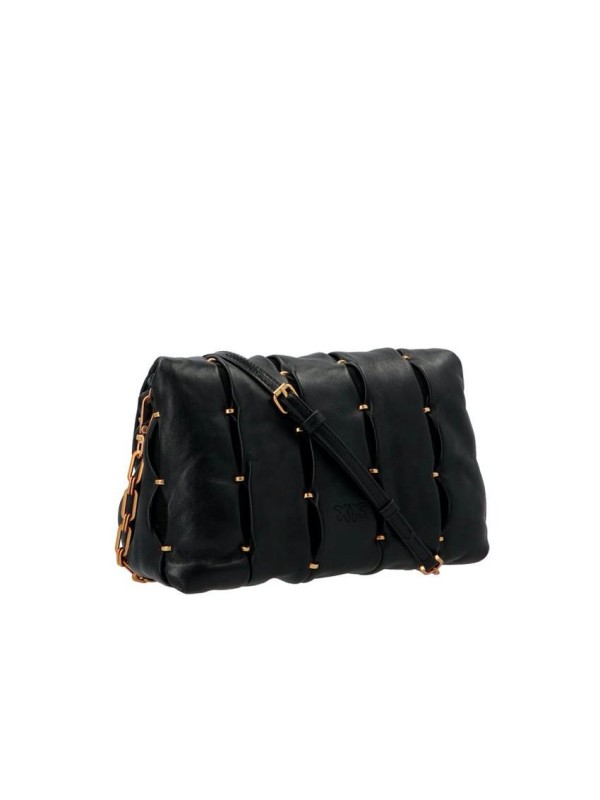 Cумка Pinko Puff classic medium Black pinched SS21