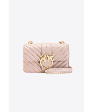 Cумка Pinko MINI LOVE BAG ICON V QUILT ROSE DUST PINK