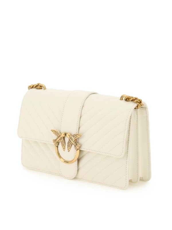 Cумка Pinko LOVE CLASSIC ICON V QUILT BAG SS22 Bianco