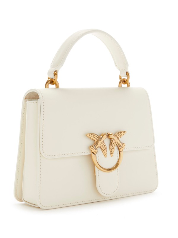 Сумка Pinko Love Plaque mini Shoulder Bag White FW 23-24