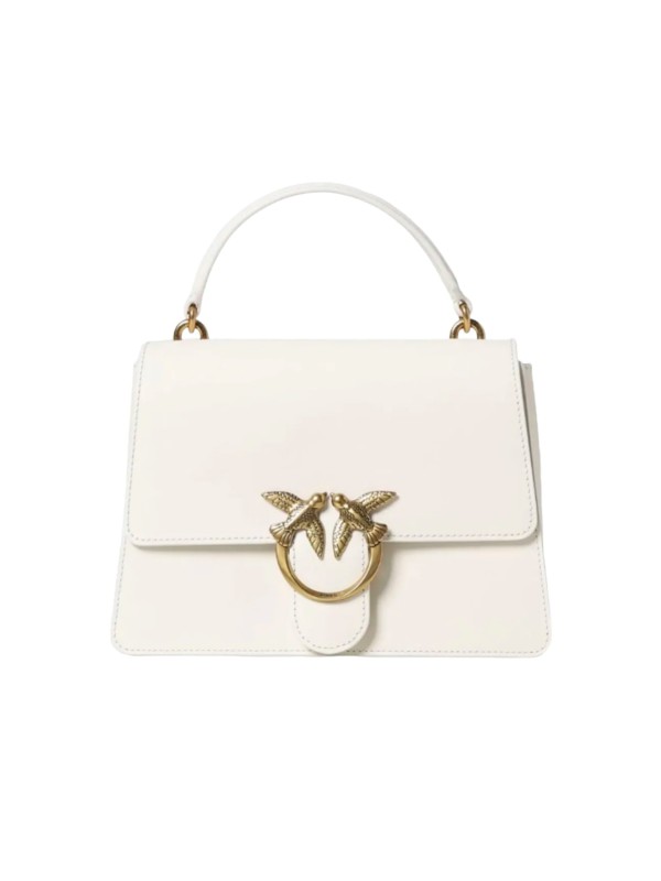 Сумка Pinko Love Plaque mini Shoulder Bag White FW 23-24