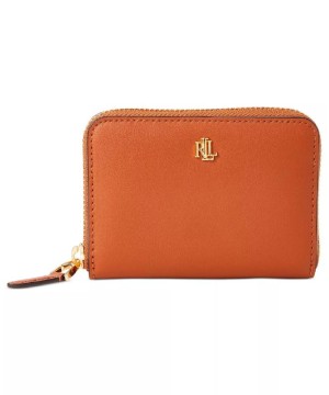 Жіночій гаманець RALPH LAUREN Smooth Leather коричневий