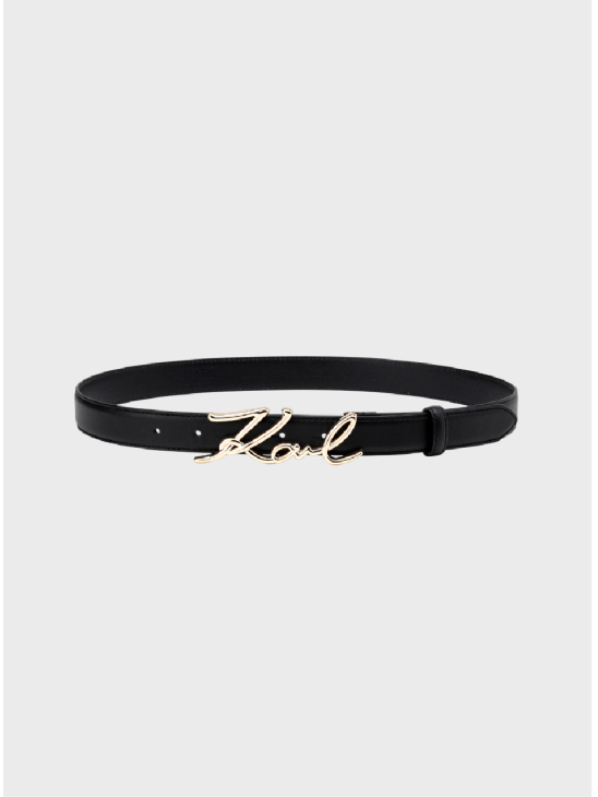 Женский пояс Karl Lagerfeld K/Signature 25 mm Black