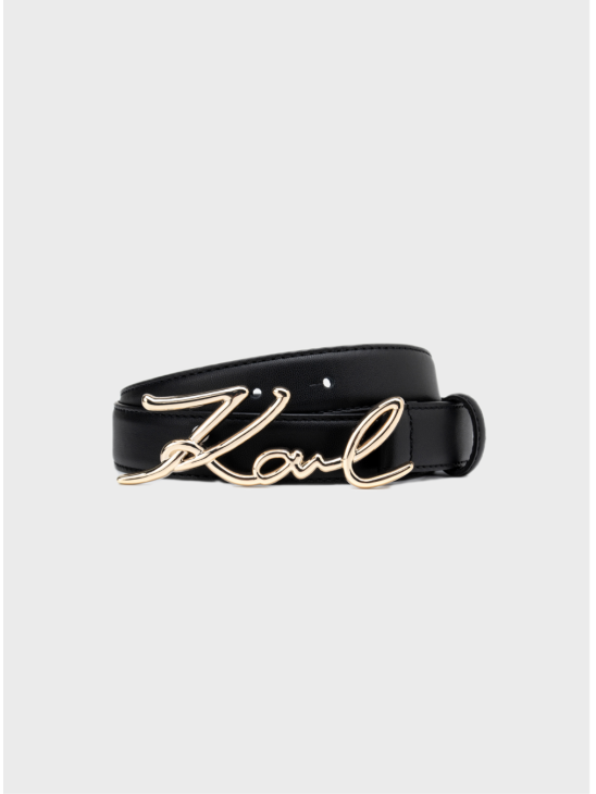 Женский пояс Karl Lagerfeld K/Signature 25 mm Black