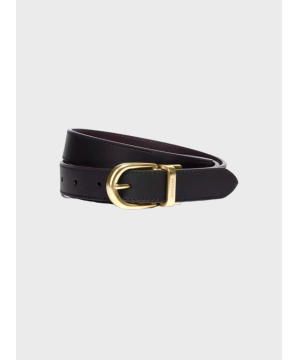 Жіночий двосторонній пояс Coach Classic Buckle Cut To Size, 25 mm Black/Brown