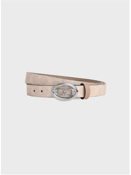 Жіночий двосторонній пояс Coach Signature Buckle Cut To Size 25 Mm Light Beige