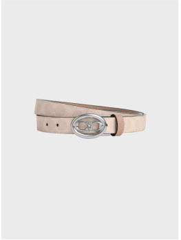 Жіночий двосторонній пояс Coach Signature Buckle Cut To Size 25 Mm Light Beige