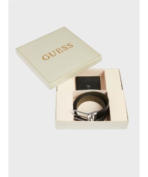 Подарунковий набір Guess Wallet and Belt Gift Set Black