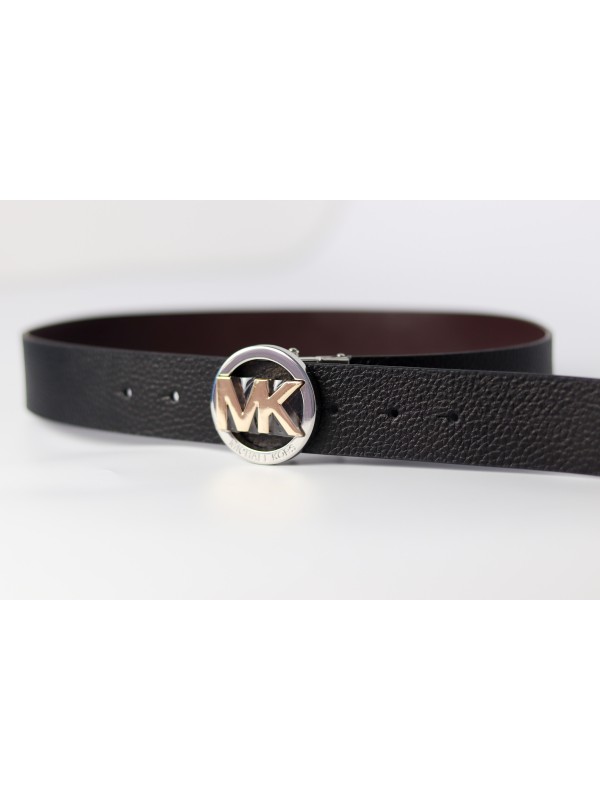 Женский пояс Michael Kors Buckle Smooth Leather, 38 mm, Silver Logo