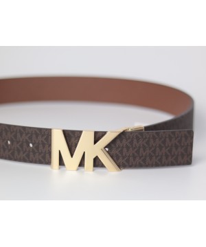 Женский пояс Michael Kors Reversible, 38 mm, Brown Logo/Brown