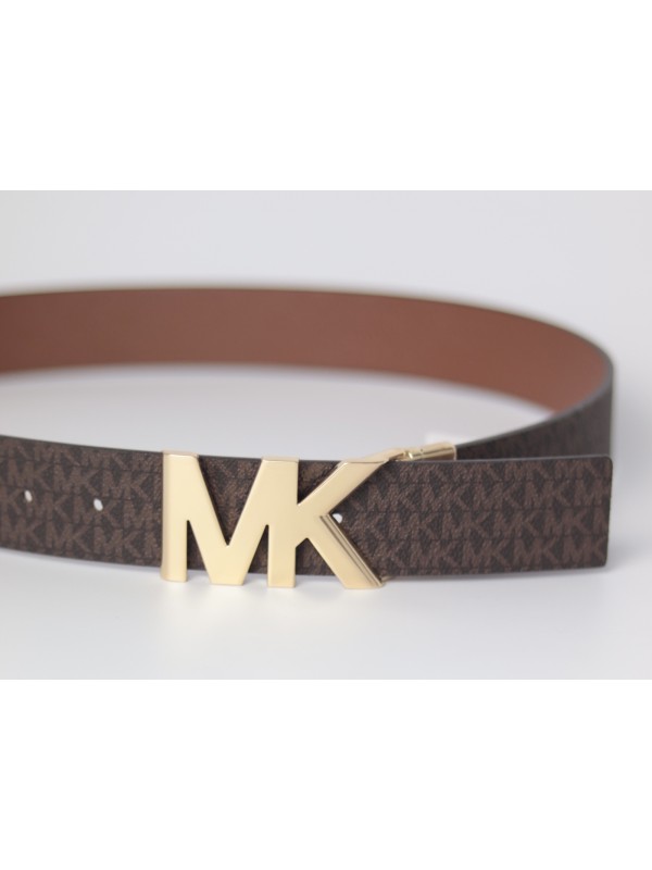 Жіночий пояс Michael Kors Reversible, 38 mm, Brown Logo/Brown