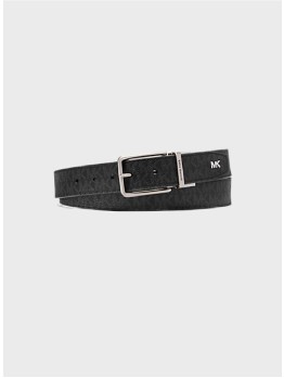 Мужской двухсторонний пояс Michael Kors Cut To Size 34 mm Black Logo