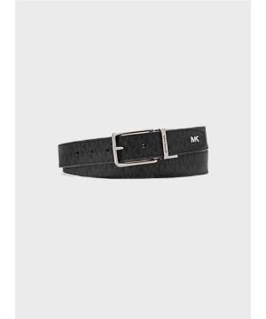 Чоловічий двосторонній пояс Michael Kors Cut To Size 34 mm Black Logo