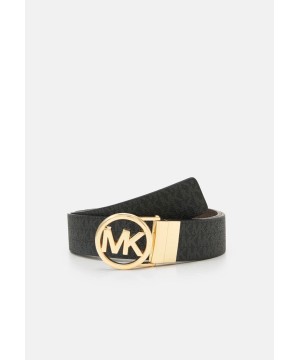 Жіночий пояс Michael Kors Reversible, 30 mm, Brown Logo/Black Logo