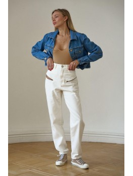 Джинси Aisenberg Zip White