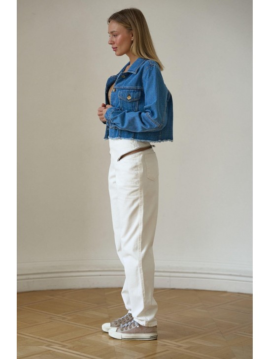 Джинси Aisenberg Zip White