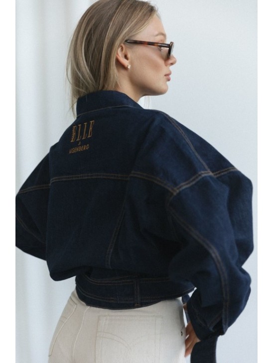 Куртка джинсовая Aisenberg "Elle x Aisenberg" Dark Blue