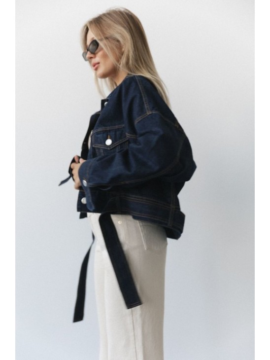 Куртка джинсовая Aisenberg "Elle x Aisenberg" Dark Blue