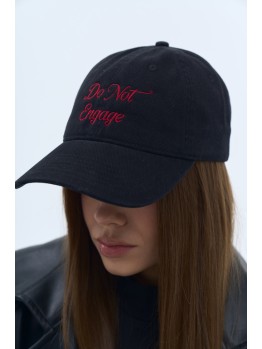 Чорна джинсова кепка Bitchin Do Not Engage