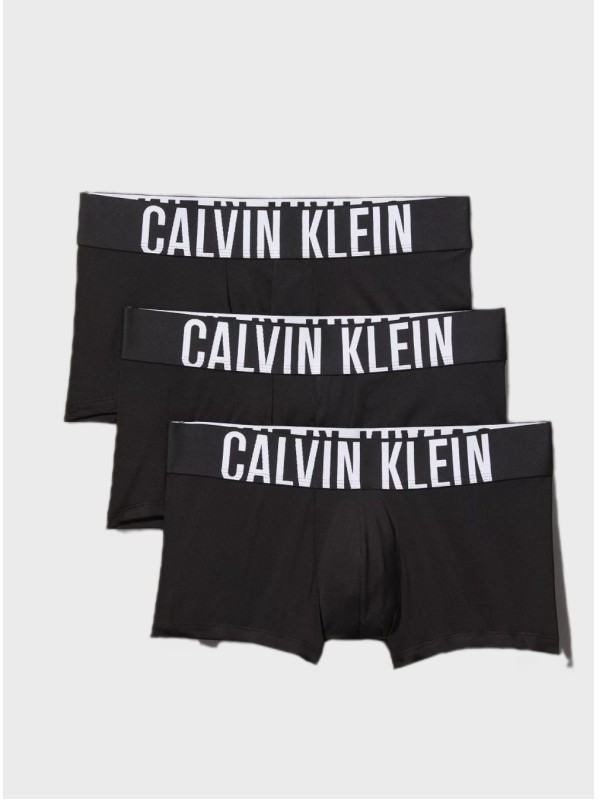 Мужское нижнее белье Calvin Klein Intense Power Micro 3-Pack Low Rise Trunk Black