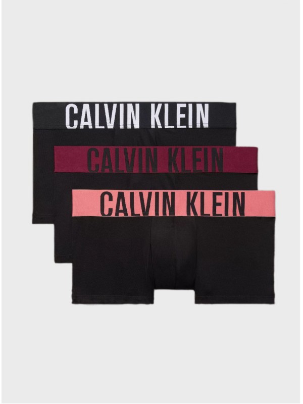 Мужское нижнее белье Calvin Klein Intense Power Micro 3-Pack Low Rise Trunk Purple/Black/Coral