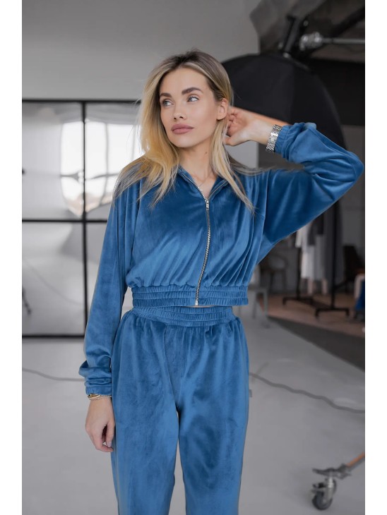 Велюровый костюм Marymax голубой