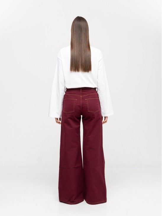 Джинси Match Baggy Burgundy