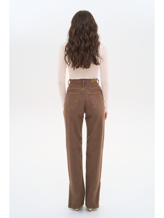 Джинси Match With Cuts Brown