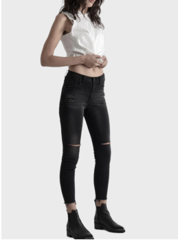 Джинси One Teaspoon Jett Black High Waist Freebirds II