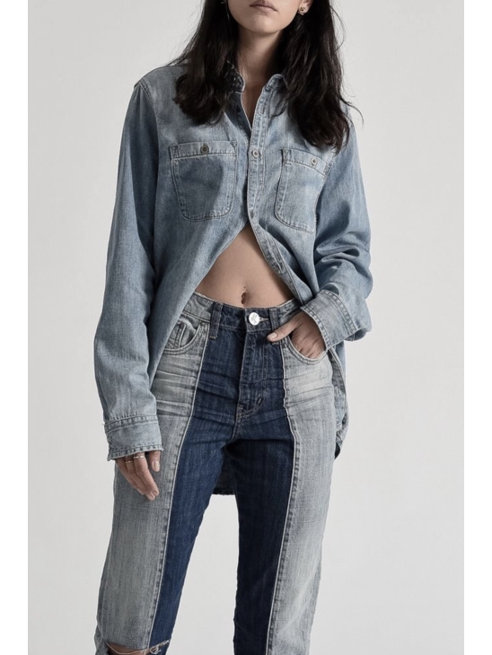 Джинсы One Teaspoon Blue Jack Legend High Waist Mom