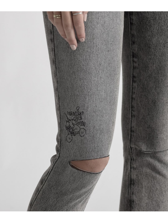 Джинсы One Teaspoon Camden Freebirds High Waist Rigid Skinny